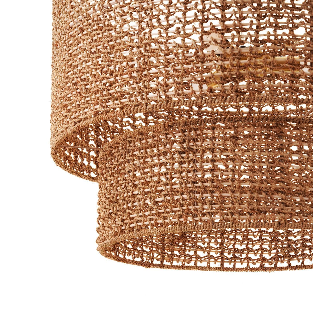 Cafe Lighting NAVARRE Rattan Pendant-Chandeliers-Cafe Lighting and Living