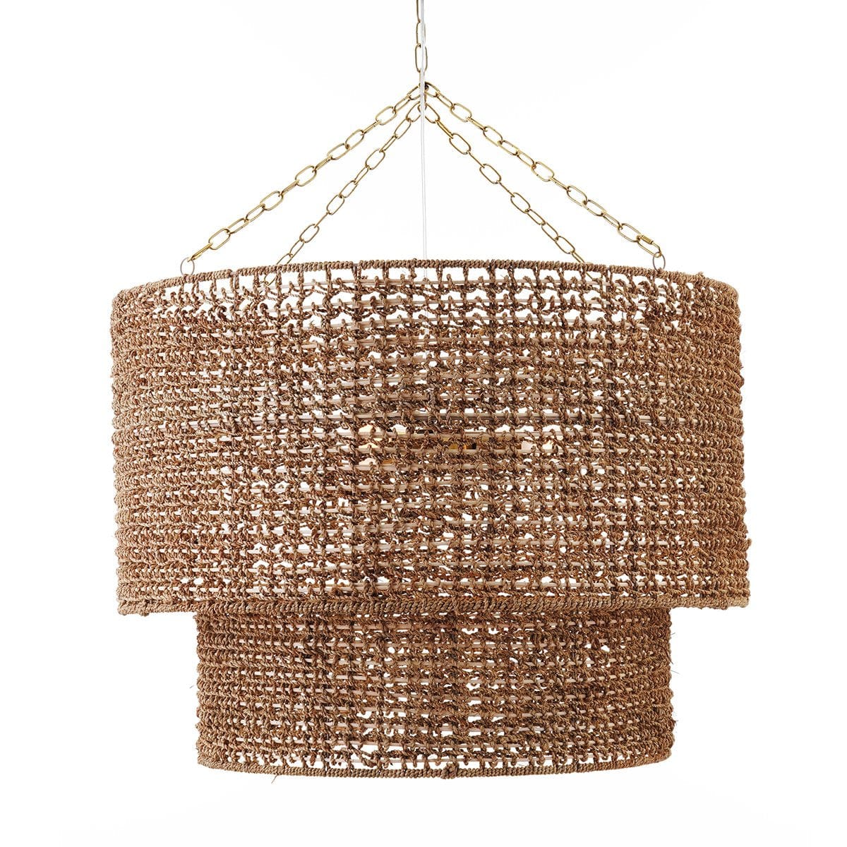 Cafe Lighting NAVARRE Rattan Pendant-Chandeliers-Cafe Lighting and Living