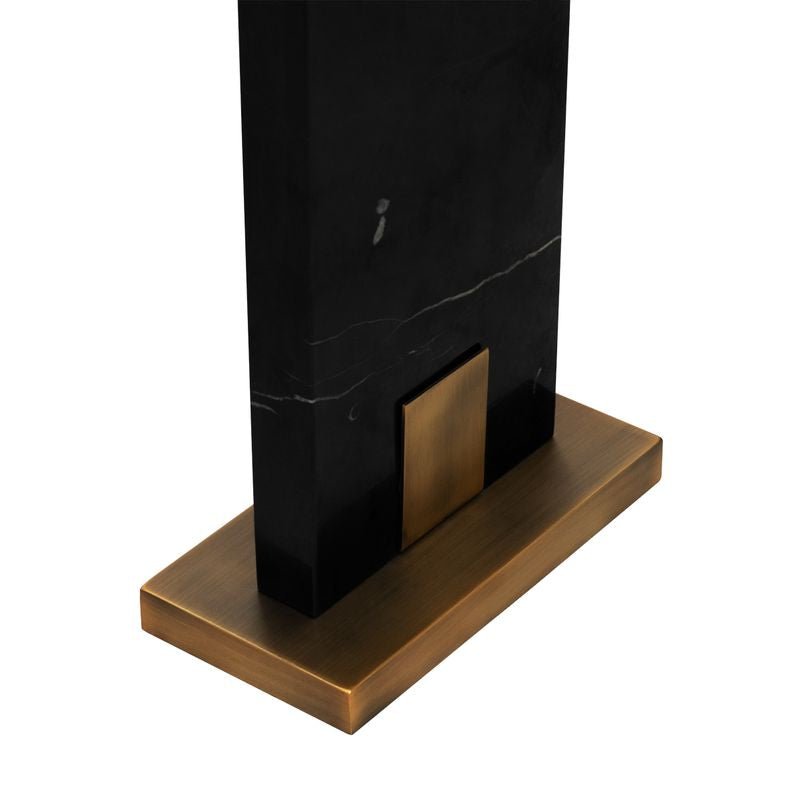 Nazare Marble Table Lamp - Black-Table Lamp-Cafe Lighting and Living