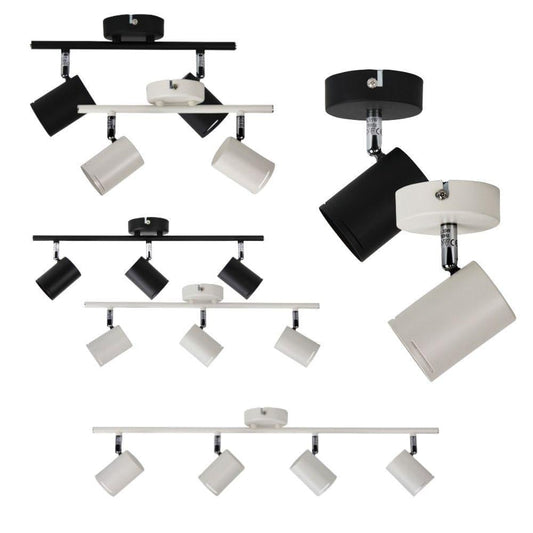 Oriel BARIL - 1/2/3/4 Light Bar Adjustable Spotlight-CEILING LIGHTS-Oriel Lighting