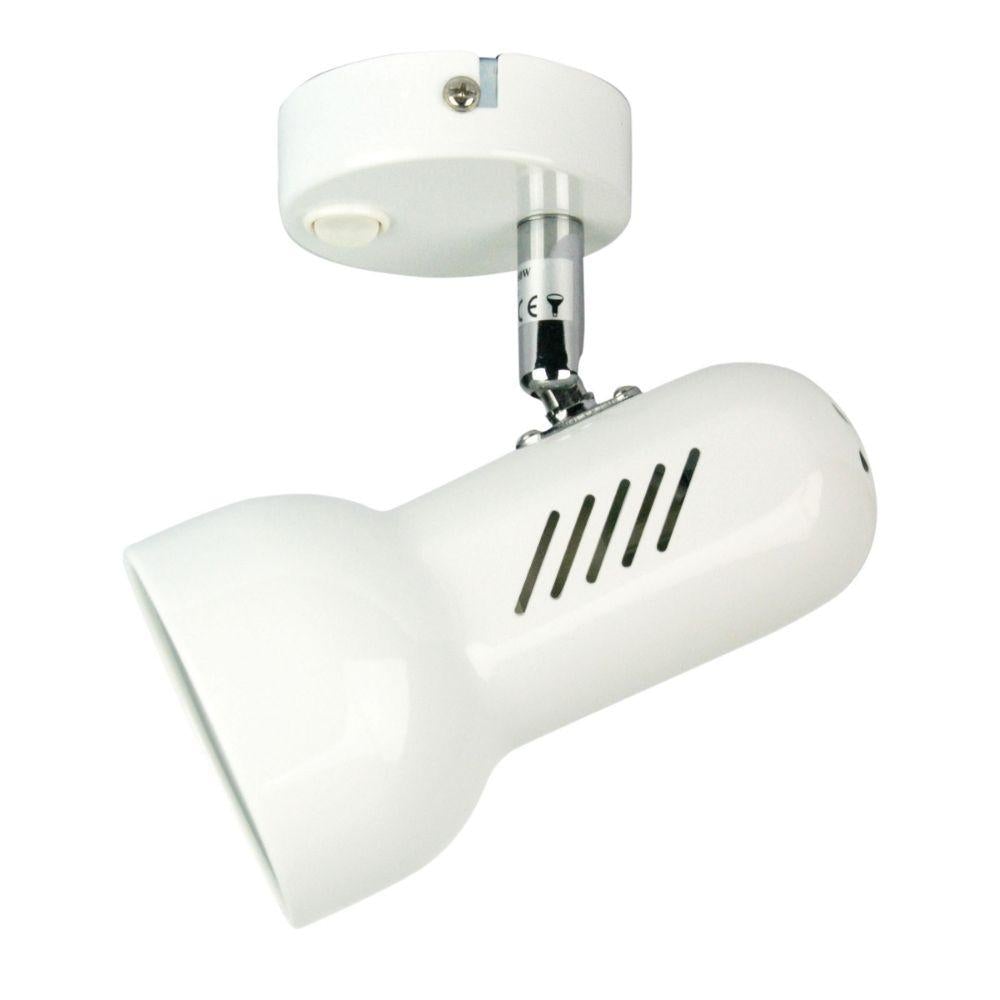 Oriel PROFILE - 1 Light Classic R80 Spotlight With Switch-INDOOR-Oriel Lighting