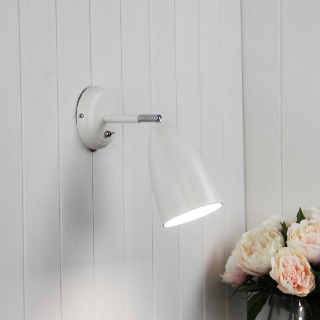 Oriel SALEM - 1 Light Adjustable Interior Wall Light With Switch-INDOOR-Oriel Lighting