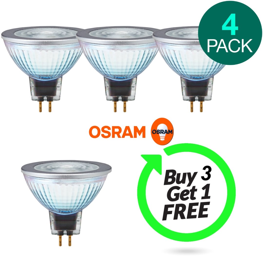 Osram/Ledvance 7.5W Dimmable 12V LED Downlight Globe - Pack of 4-LED Globes-Osram