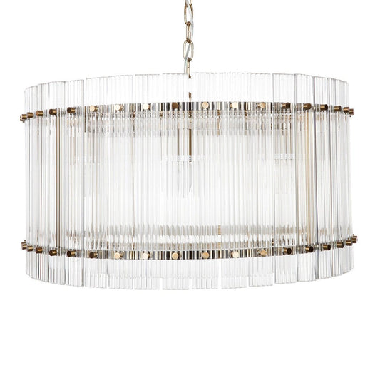 Paloma Pendant - Round Brass-Pendant Light-Cafe Lighting and Living