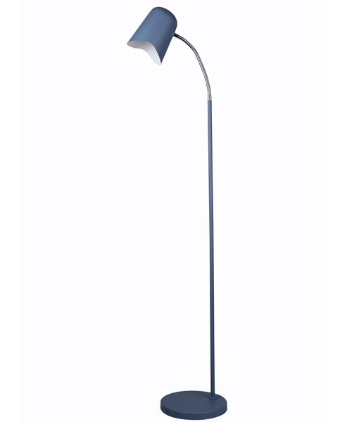 PASTEL Interior Powder Coated Iron Floor Lamp Blue - PASTEL27FL-Floor Lamps-CLA Lighting