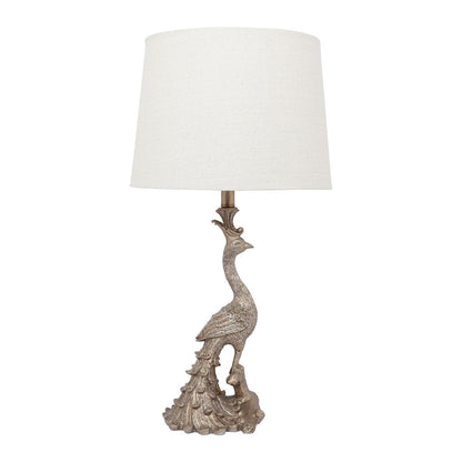 Peacock Table Lamp - Champagne Gold--Cafe Lighting and Living