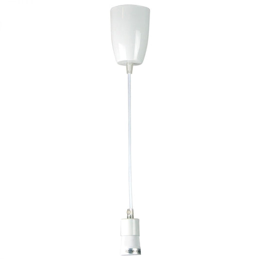 Peg DIY Suspension 1000mm White - OL2010/100WH-DIY Pendants & Cords-Oriel Lighting