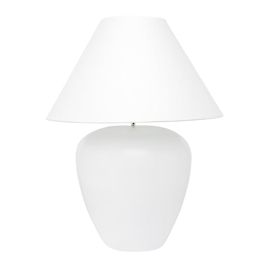 Picasso Table Lamp - White w White Shade--Cafe Lighting and Living