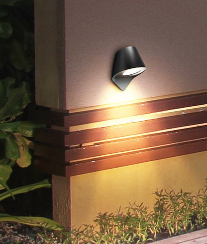 PIL Exterior Surface Mounted Wall Light Dark Grey IP44 - PIL01-Exterior Wall Lights-CLA Lighting