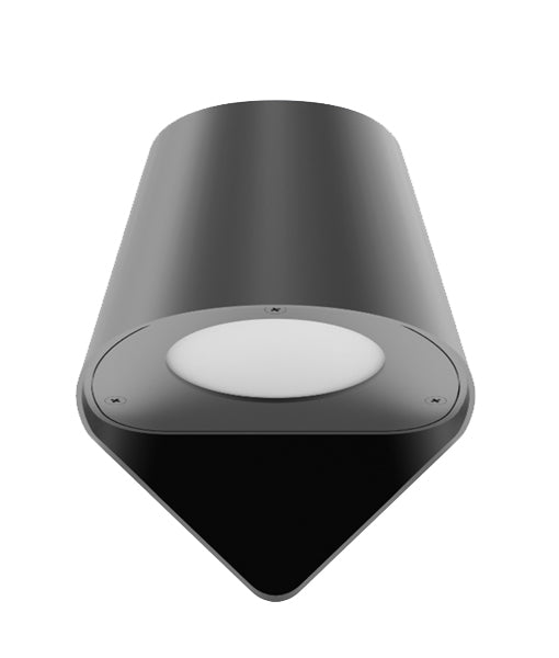 PIL Exterior Surface Mounted Wall Light Dark Grey IP44 - PIL01-Exterior Wall Lights-CLA Lighting