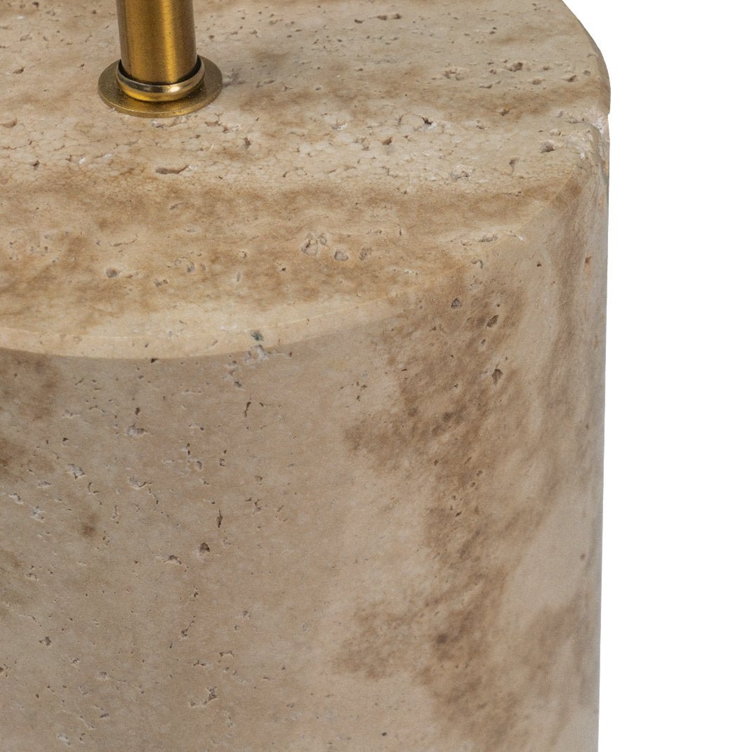 Pisano Travertine Table Lamp--CAFE Lighting & Living