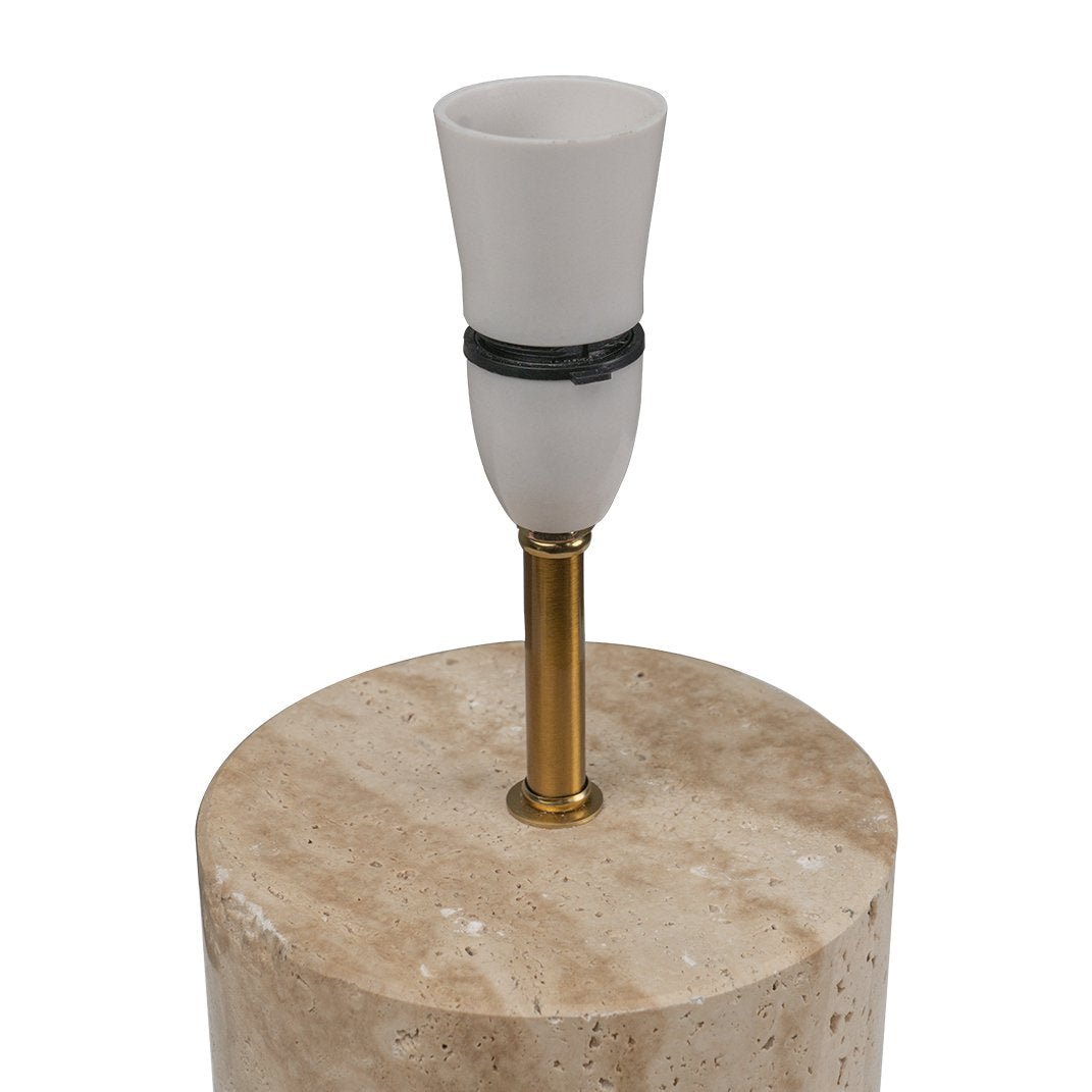 Pisano Travertine Table Lamp--CAFE Lighting & Living