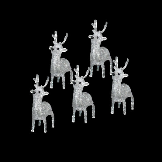 Acrylic Baby Reindeer (5pcs/set)-Christmas Figure-Lexi Lighting