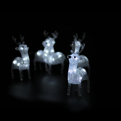 Acrylic Baby Reindeer (5pcs/set)-Christmas Figure-Lexi Lighting