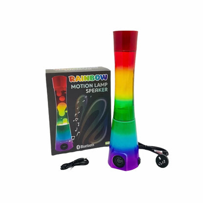 Rainbow Motion Speaker Lava Lamp-Home & Garden > Lighting-Dropli