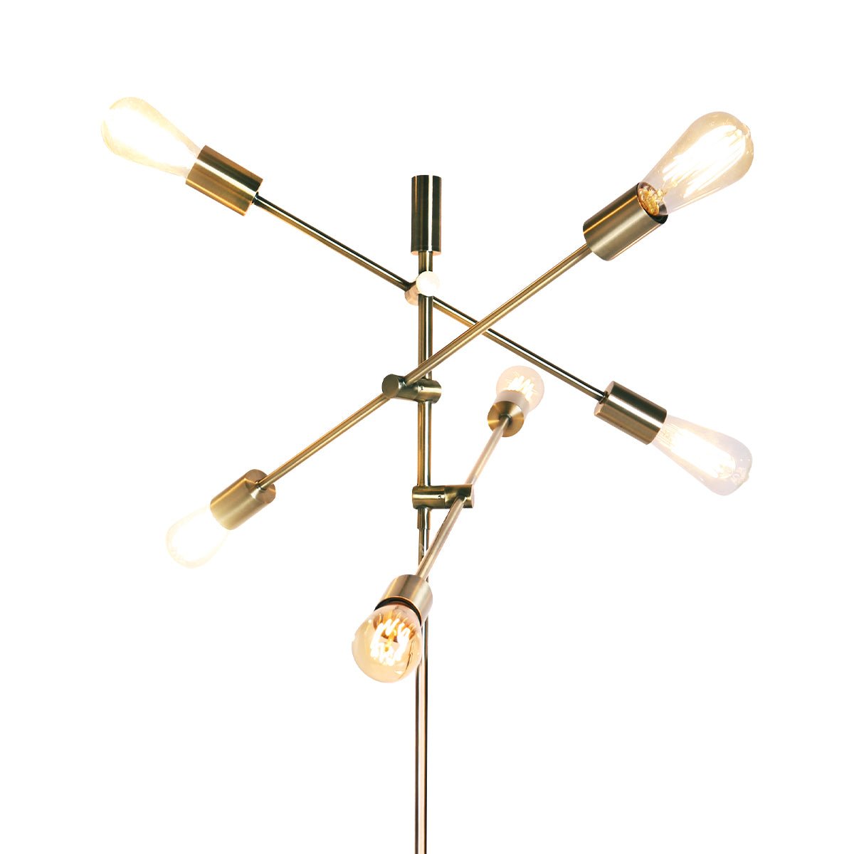 Sarantino 6-Light Metal Sputnik Floor Lamp-Home & Garden > Lighting-Koala Lamps and Lighting