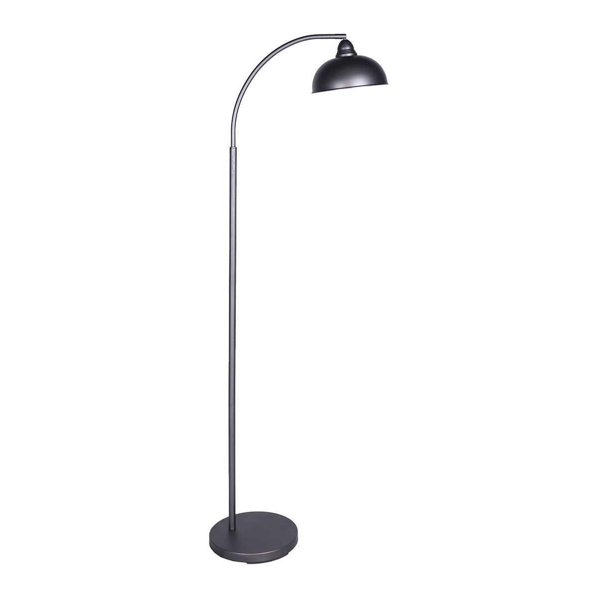 Sarantino Dark Grey Floor Lamp Industrial Chic Adjustable Angle-Home & Garden > Lighting-Koala Lamps and Lighting