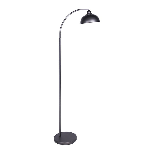 Sarantino Dark Grey Floor Lamp Industrial Chic Adjustable Angle-Home & Garden > Lighting-Koala Lamps and Lighting