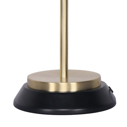 Sarantino Electric Reading Light Table Lamp Brass Finish - Black-Home & Garden > Lighting-Koala Lamps and Lighting