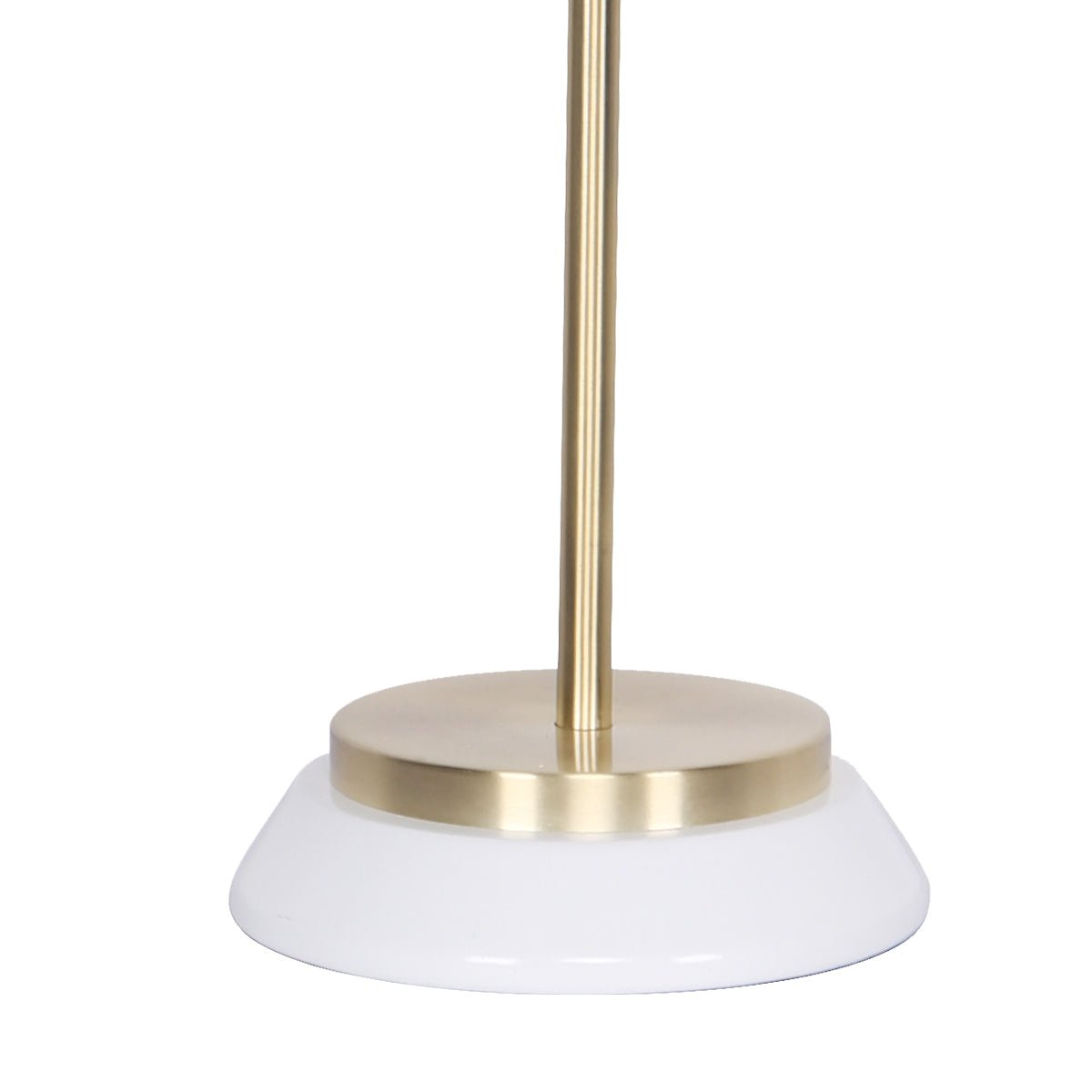 Sarantino Electric Reading Light Table Lamp Brass Finish - White-Home & Garden > Lighting-Koala Lamps and Lighting