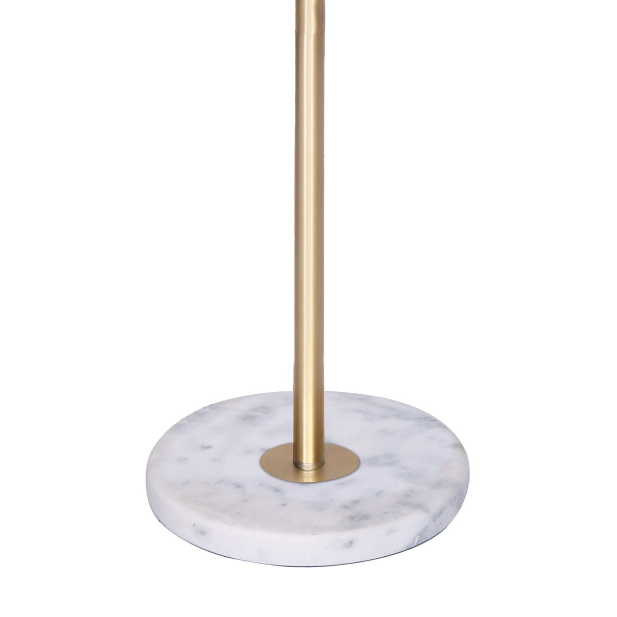 Sarantino Glass End Brass Finish Table Top Floor Lamp-Home & Garden > Lighting-Koala Lamps and Lighting