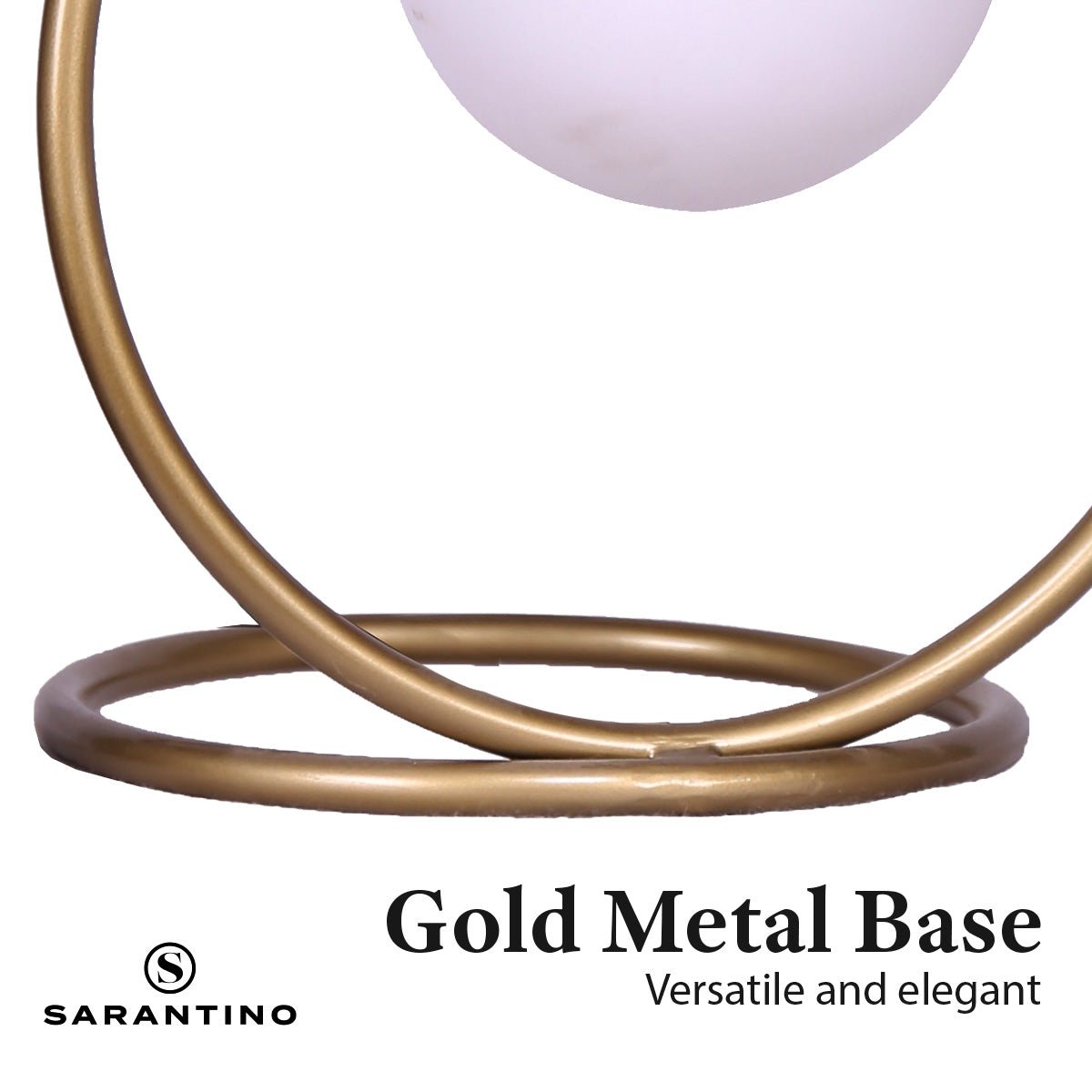 Sarantino Gold Metal Table Lamp-Home & Garden > Lighting-Koala Lamps and Lighting