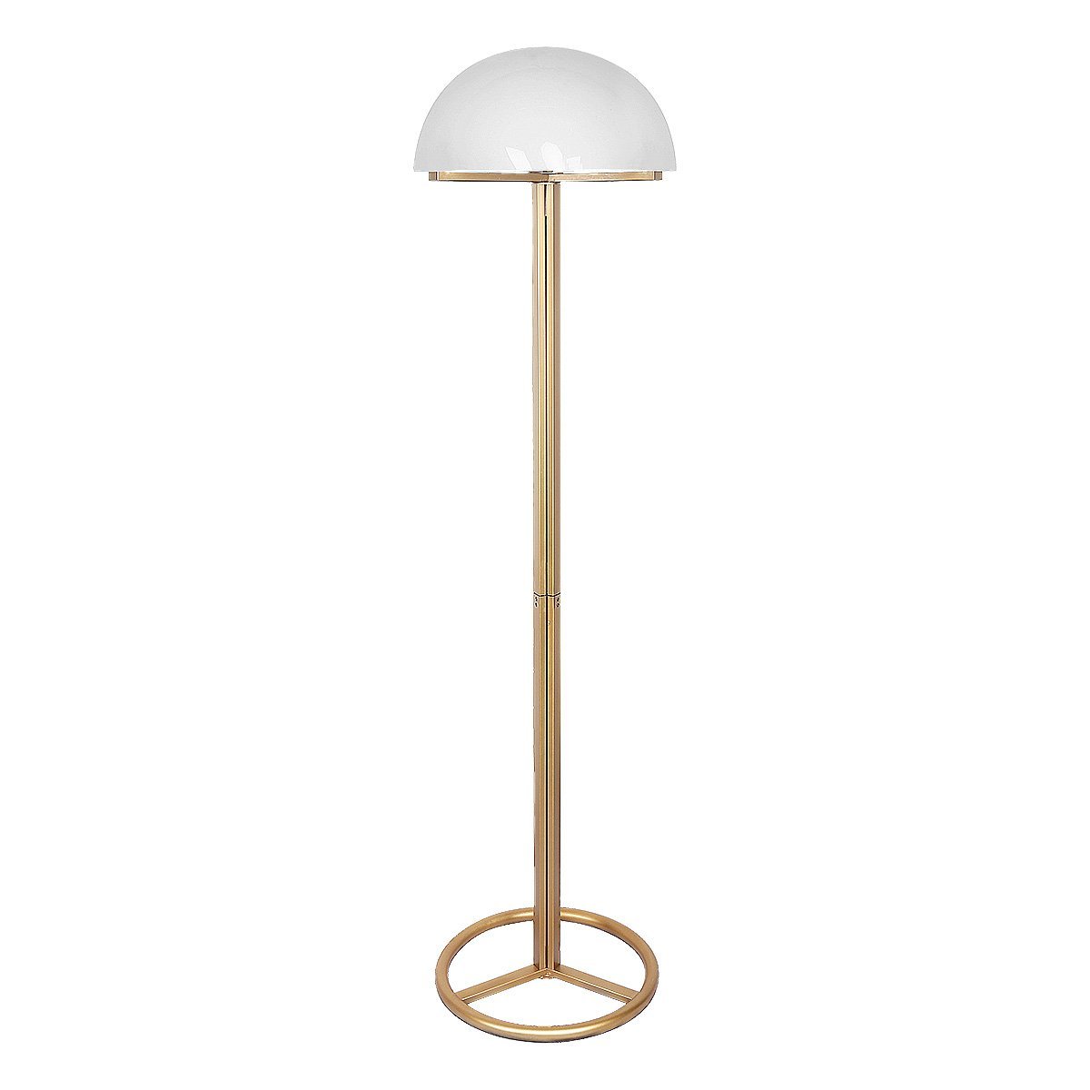 Sarantino Metal Floor Lamp with White Acrylic Shade by Sarantino-Home & Garden > Lighting-Koala Lamps and Lighting