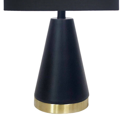 Sarantino Metal Table Lamp in Black and Gold-Home & Garden > Lighting-Koala Lamps and Lighting