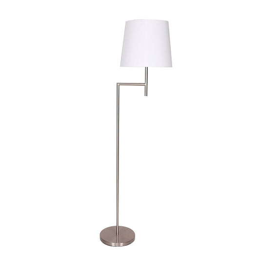 Sarantino Nickel Metal Arc Floor Lamp-Home & Garden > Lighting-Koala Lamps and Lighting