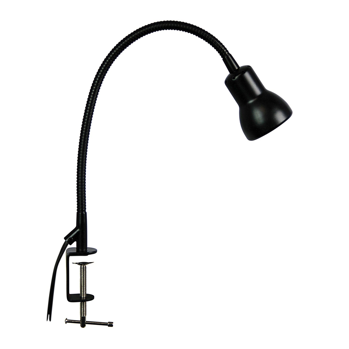 Scope Clamp Lamp Black-TABLE AND FLOOR LAMPS-Oriel