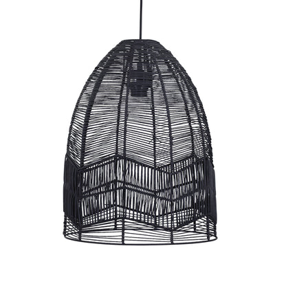 Serang DIY Pendant Black Rattan Cane - OL64457BK-DIY Pendants & Cords-Oriel Lighting