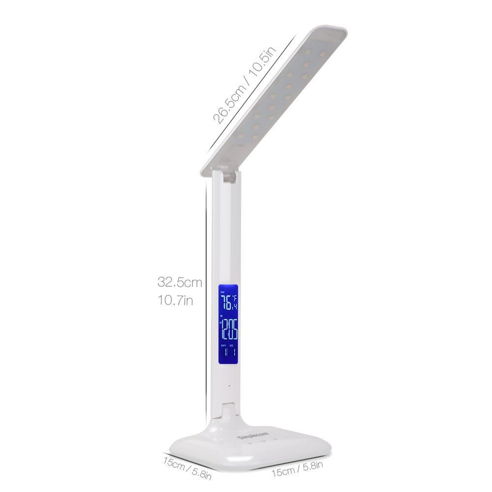 Dimmable Touch Control Multifunction LED Desk Lamp 4W with Digital Clock-Electronics > Computer Accessories-Dropli