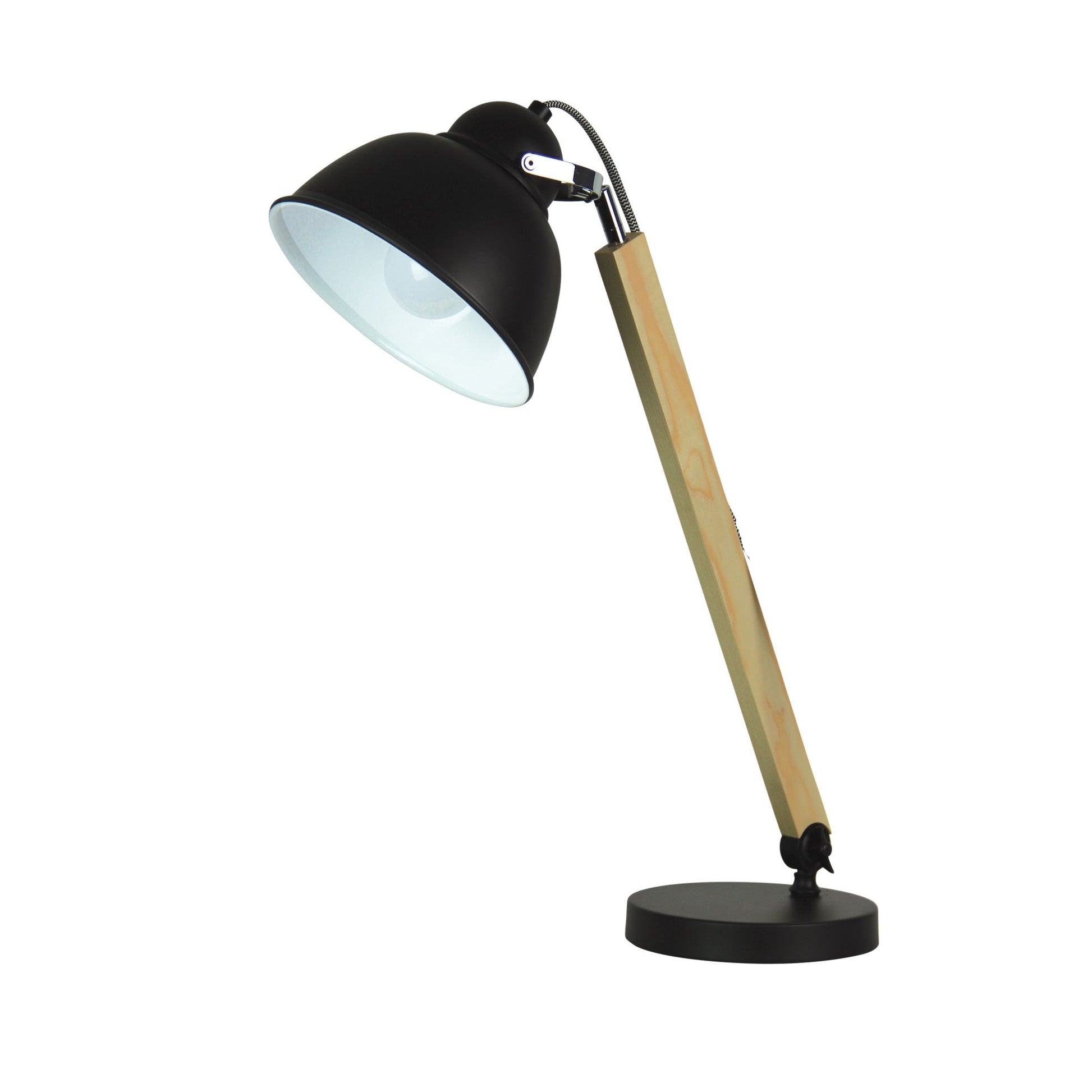 Steam Desk Lamp Black-TABLE AND FLOOR LAMPS-Oriel