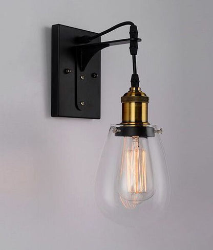 STRUNG Interior Surface Mounted Wall Light Black - STRUNG1-Wall Sconce-CLA Lighting