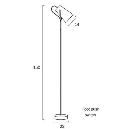 Telbix CHEVIOT - 25W Floor Lamp Telbix, FLOOR LAMPS, telbix-cheviot-25w-floor-lamp