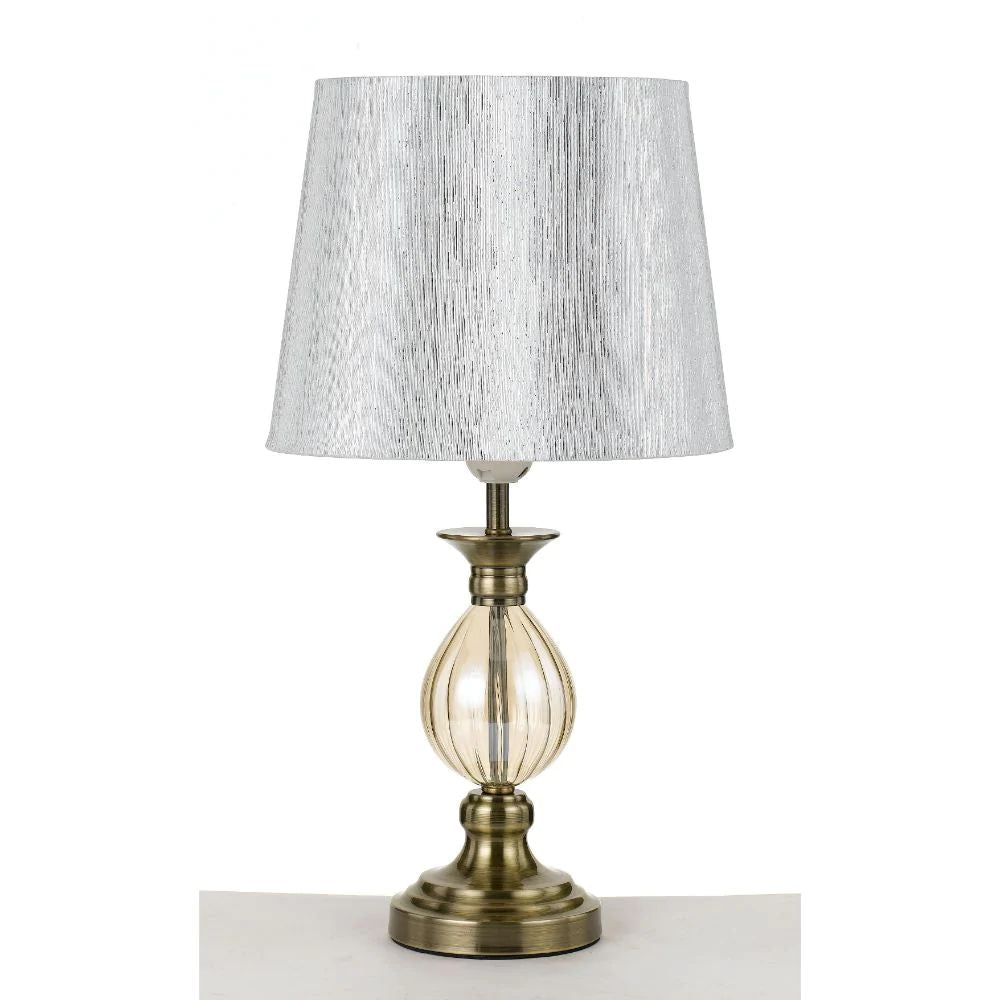 Telbix CREST - Metal And Glass Table Lamp Telbix, TABLE LAMPS, telbix-crest-metal-and-glass-table-lamp