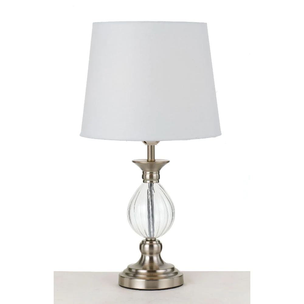 Telbix CREST - Metal And Glass Table Lamp Telbix, TABLE LAMPS, telbix-crest-metal-and-glass-table-lamp