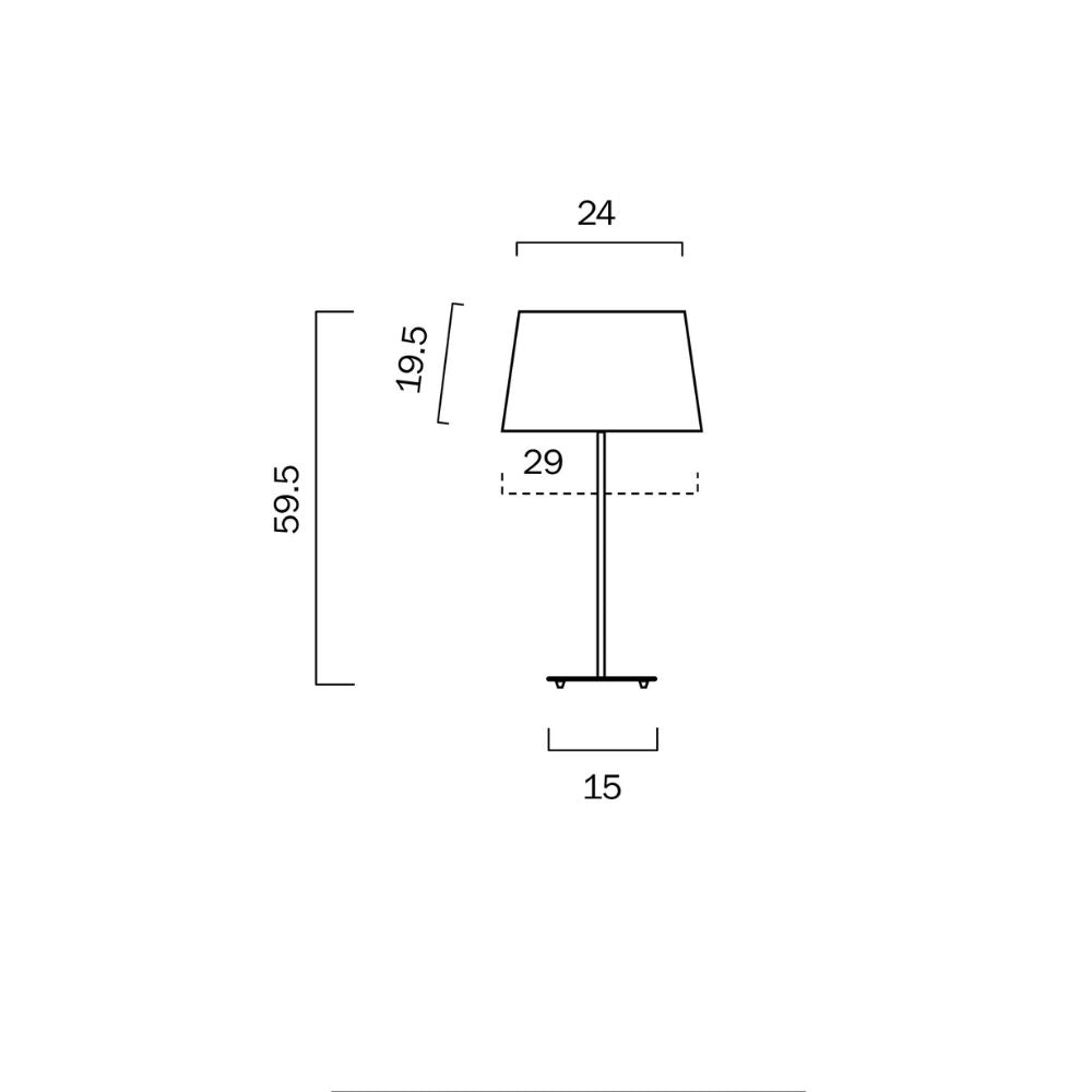 Telbix DEVON - 25W Table Lamp Telbix, TABLE LAMPS, telbix-devon-25w-table-lamp