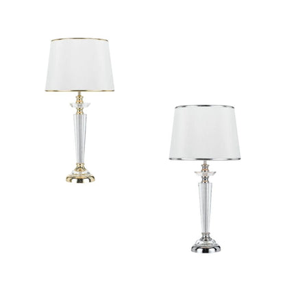 Telbix DIANA - Metal And Crystal Column Table Lamp Telbix, TABLE LAMPS, telbix-diana-metal-and-crystal-column-table-lamp