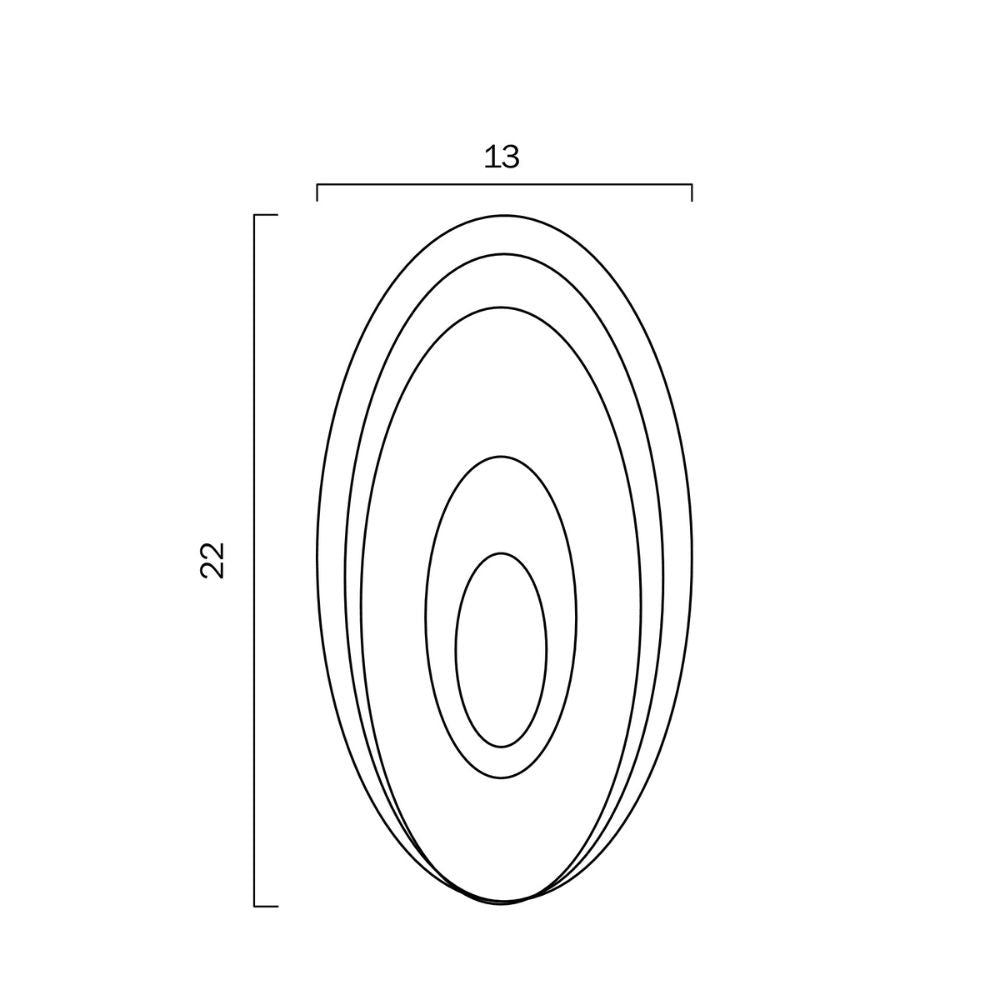 Telbix ELSA - 5W LED Round Indoor Wall Light 3000K IP20-WALL LIGHT-Telbix