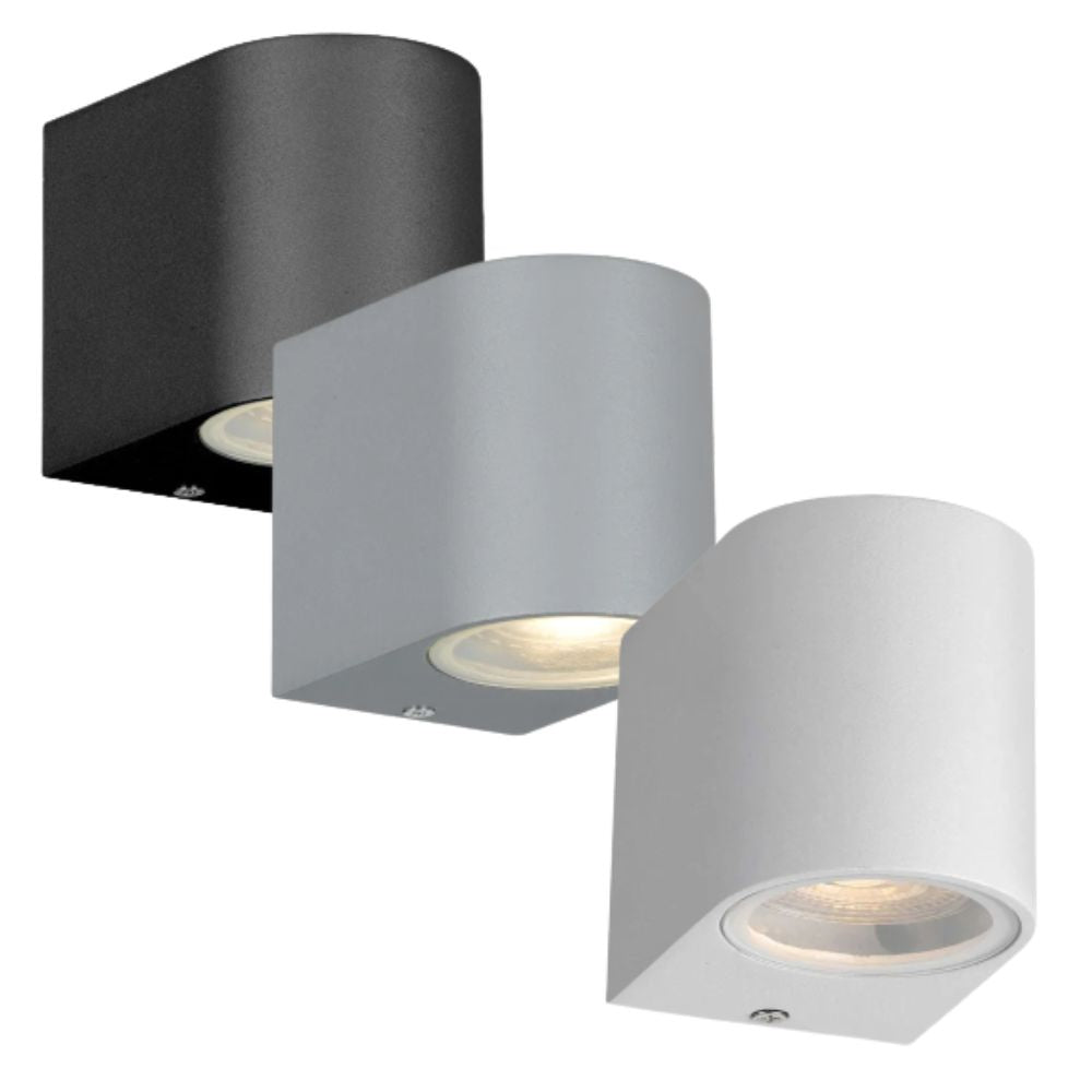 Telbix EOS EX 1 - GU10 Down Only Wall Light IP54-WALL LIGHTS-Telbix