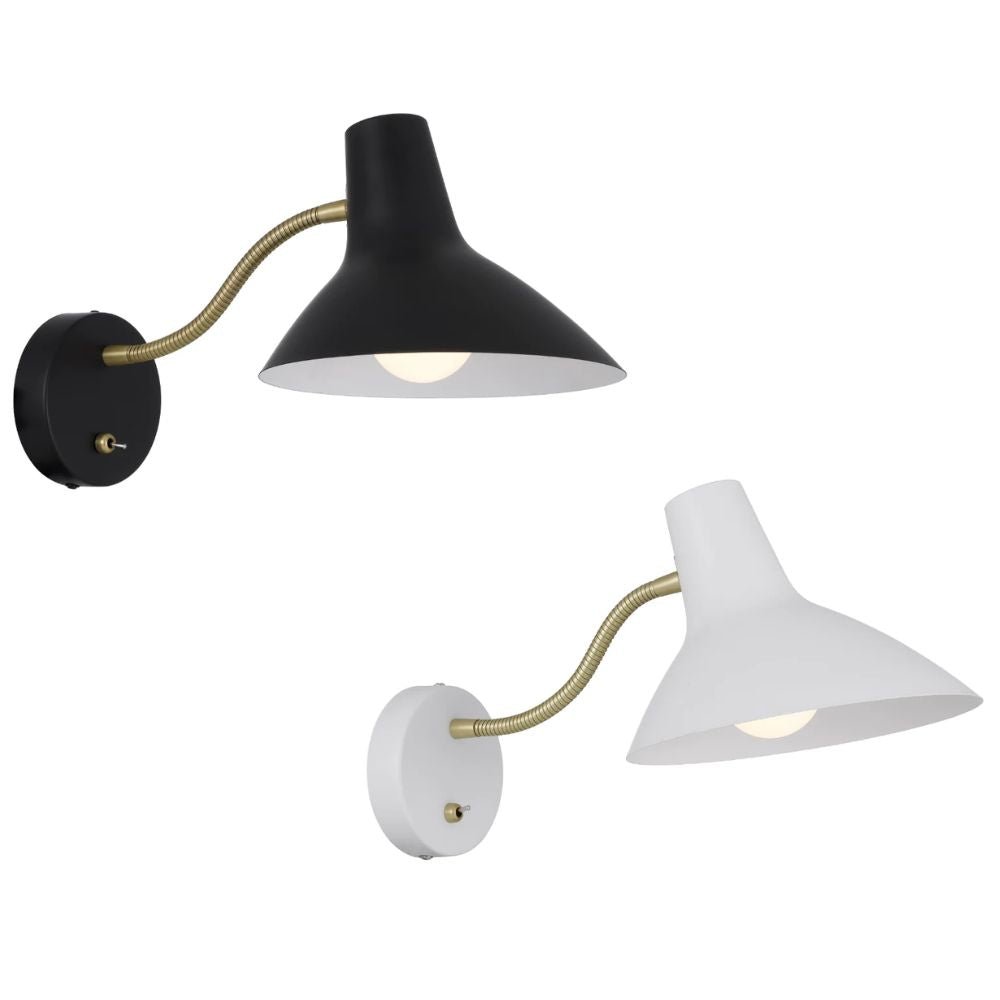 Telbix FARBON - Short Metal Wall Light-WALL LIGHT-Telbix