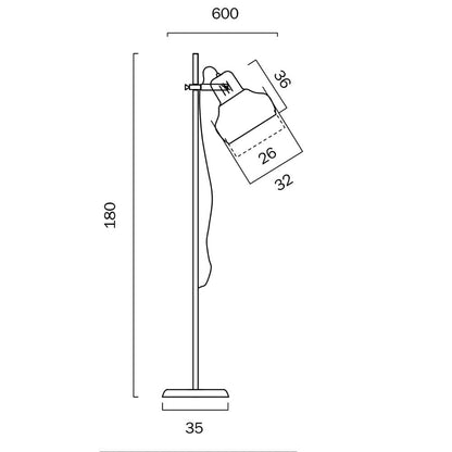 Telbix GRANDE - 25W Floor Lamp Telbix, FLOOR LAMPS, telbix-grande-25w-floor-lamp