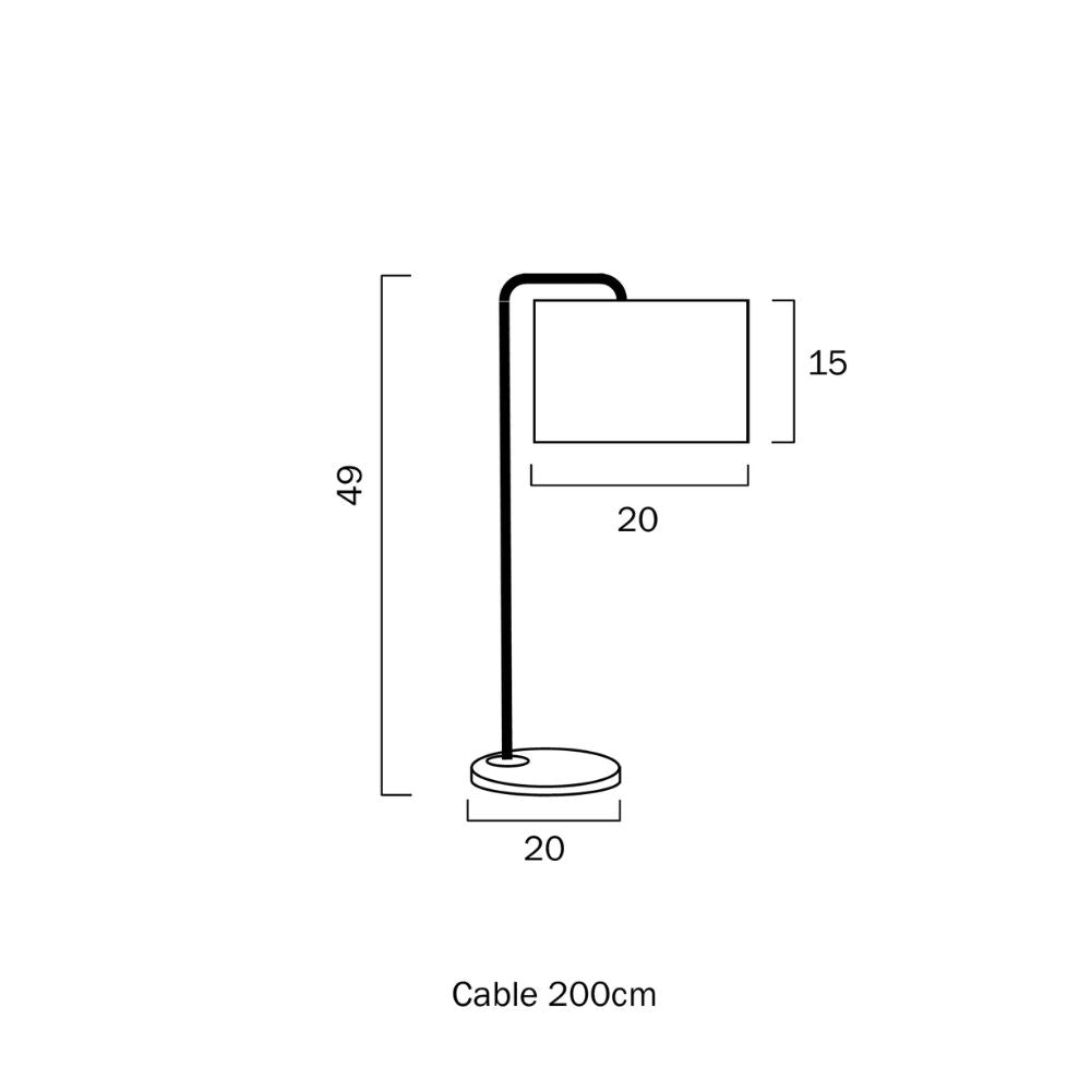 Telbix INGRID - 25W Table Lamp Telbix, TABLE LAMPS, telbix-ingrid-25w-table-lamp