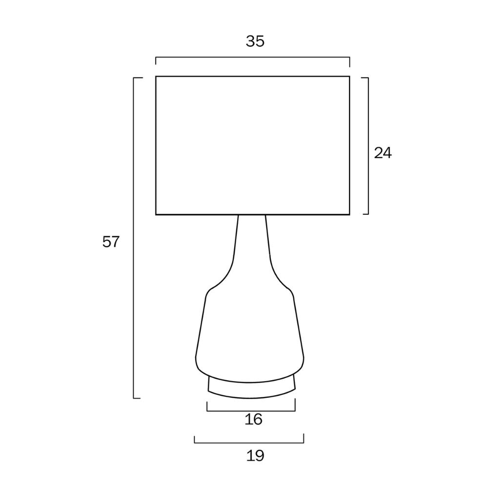 Telbix JACIN - 25W Table Lamp Telbix, TABLE LAMPS, telbix-jacin-25w-table-lamp