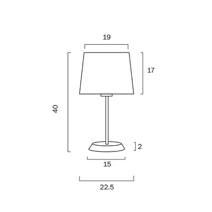 Telbix JAXON - 25W Table Lamp Telbix, TABLE LAMPS, telbix-jaxon-25w-table-lamp