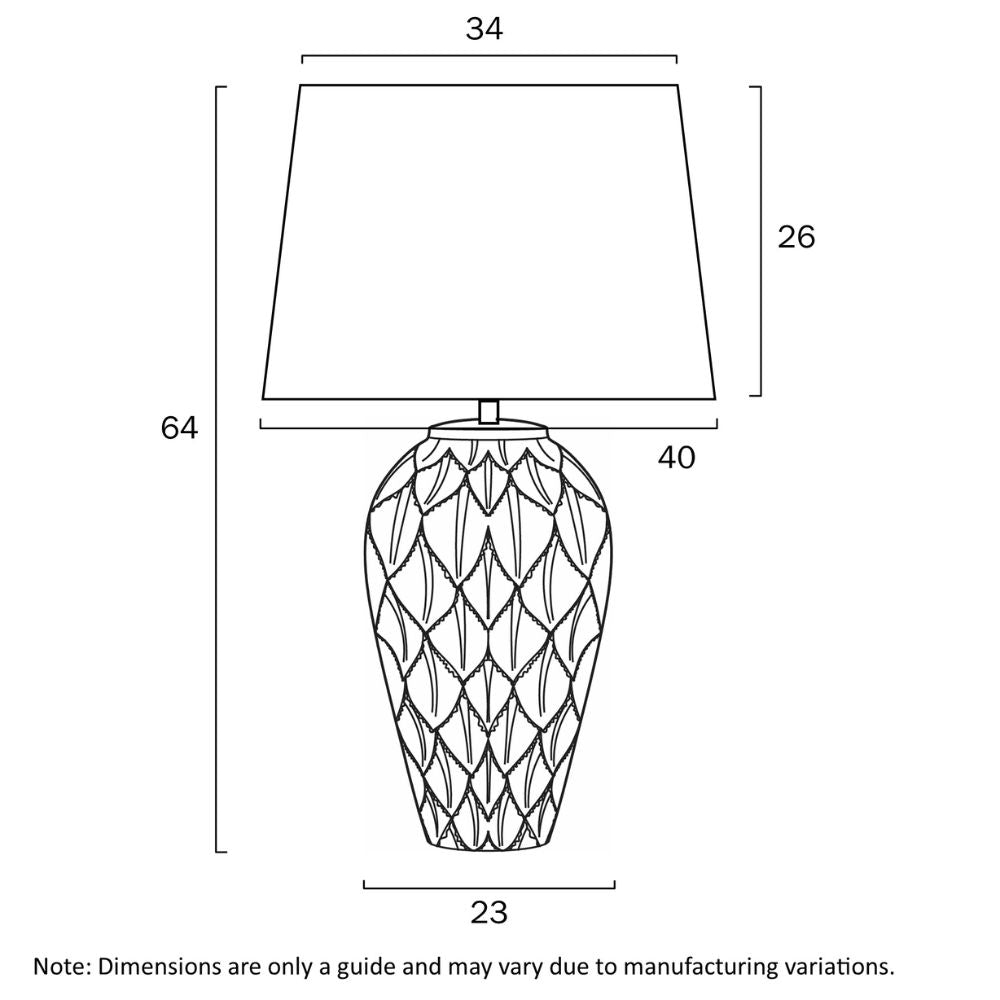 Telbix MADRID - Textured Ceramic Table Lamp Telbix, TABLE LAMP, telbix-madrid-textured-ceramic-table-lamp