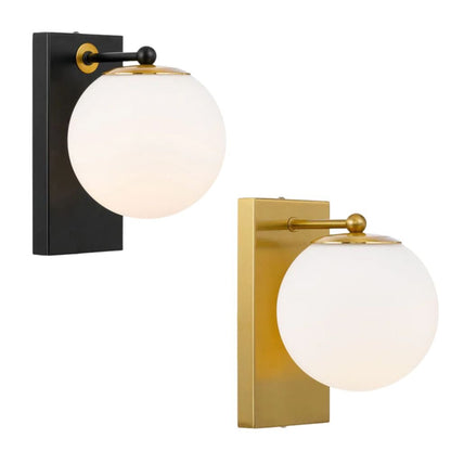 Telbix MARSTEN - Interior Opal Glass Wall Light-WALL LIGHTS-Telbix