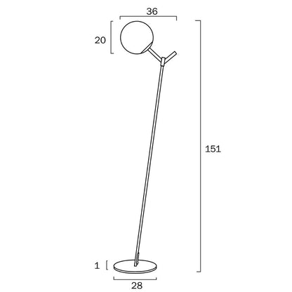 Telbix OHH - 25W Floor Lamp Telbix, FLOOR LAMPS, telbix-ohh-25w-floor-lamp