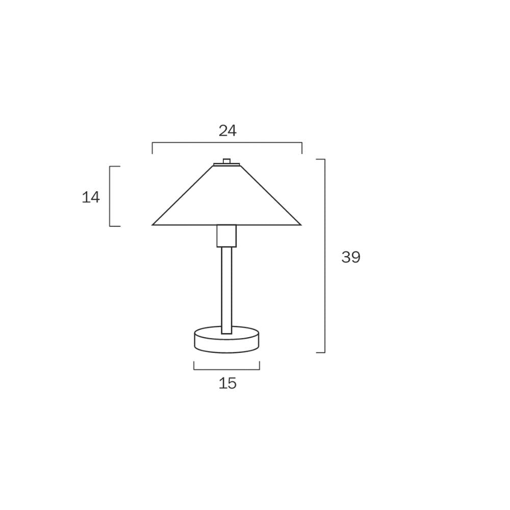 Telbix OHIO - 25W Table Lamp-TABLE LAMPS-Telbix